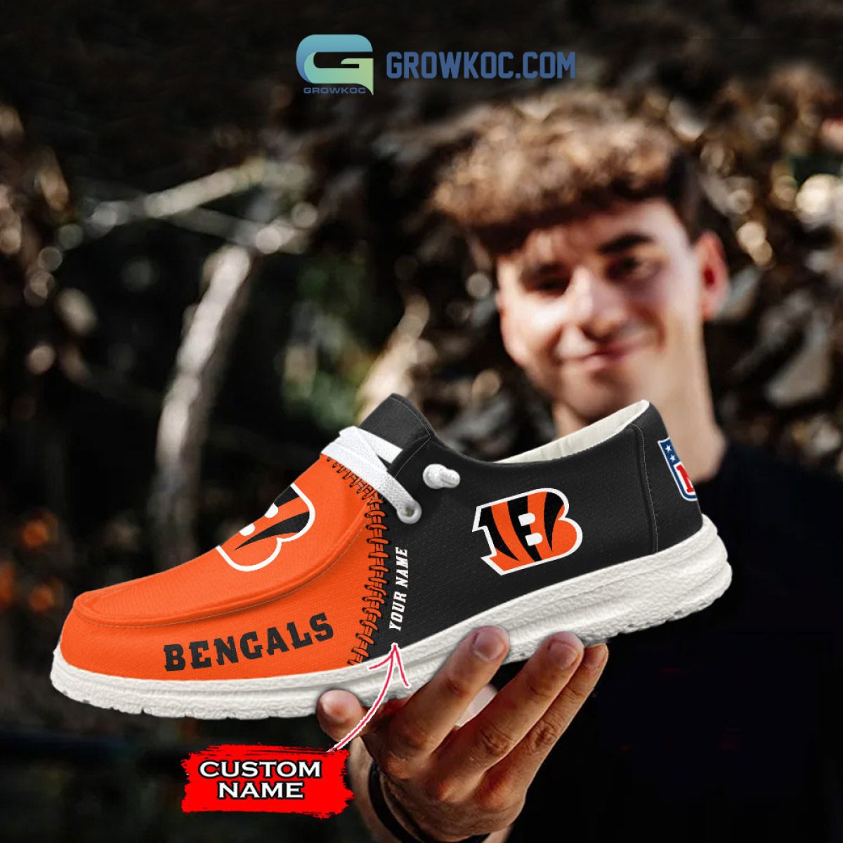 Cincinnati Bengals Lover Custom Name Crocs Clog