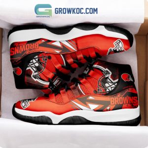 Cleveland Browns NFL Personalized Air Jordan 11 Shoes Sneaker