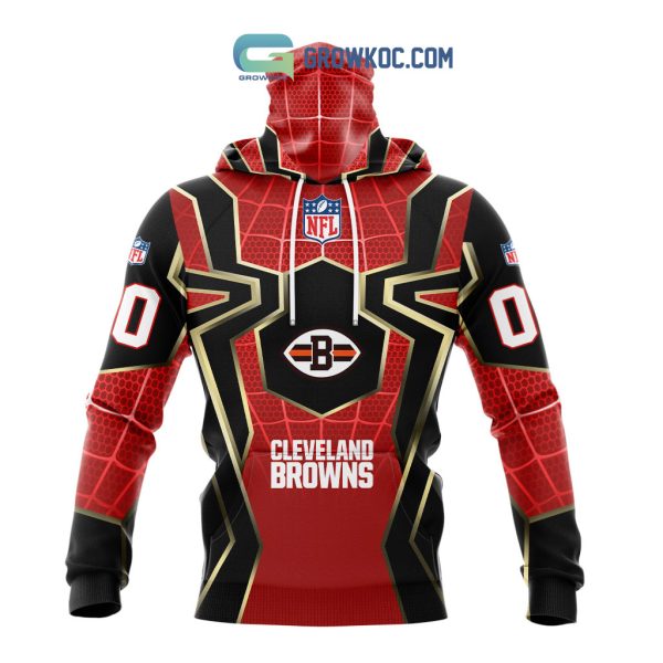 Cleveland Browns NFL Spider Man Far From Home Special Jersey Hoodie T Shirt