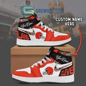 Cleveland Browns Personalized Air Jordan 1 High Top Shoes Sneakers