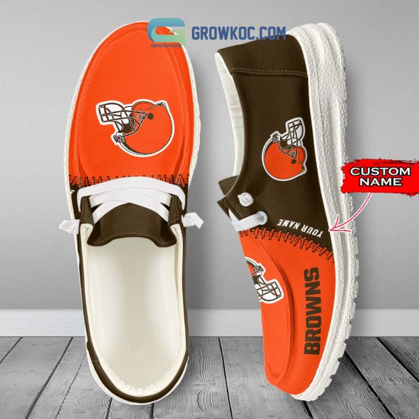 Cleveland Browns Personalized Hey Dude Shoes