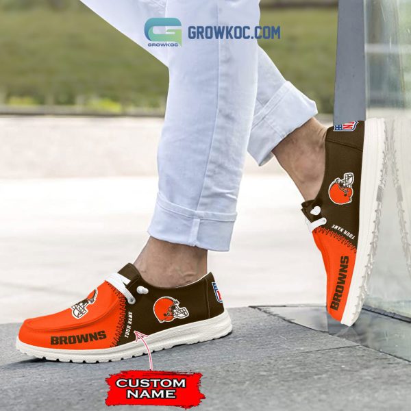 Cleveland Browns Personalized Hey Dude Shoes
