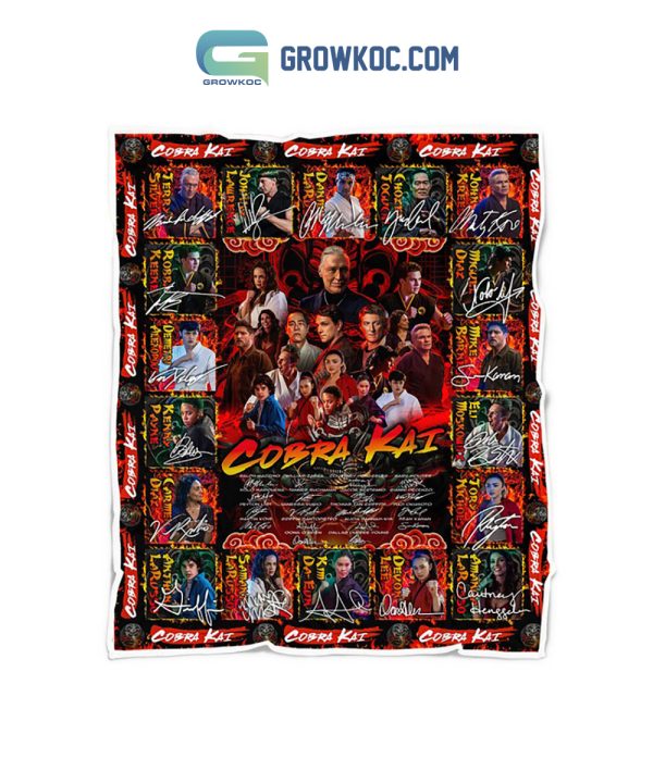 Cobra Kai Movies Memories Fleece Blanket Quilt