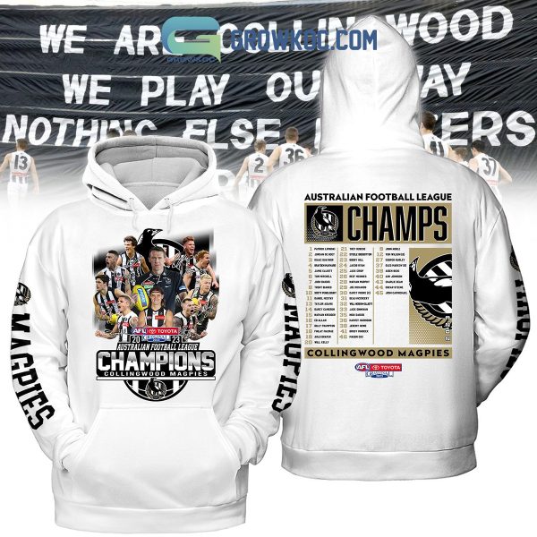 Collingwood Magpies 2023 AFL Champions Best Team Hoodie T Shirt