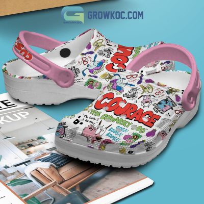 Courage The Cowardly Dog Personalized Clogs Crocs - Growkoc