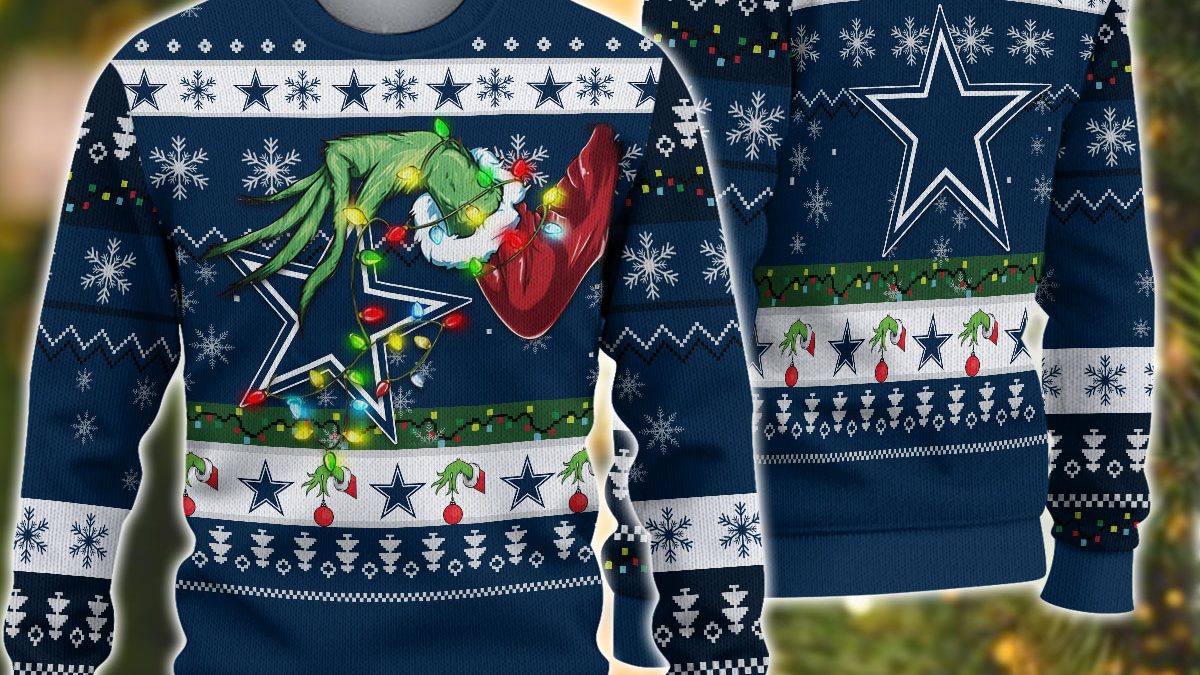 Cowboys ugly deals christmas sweater