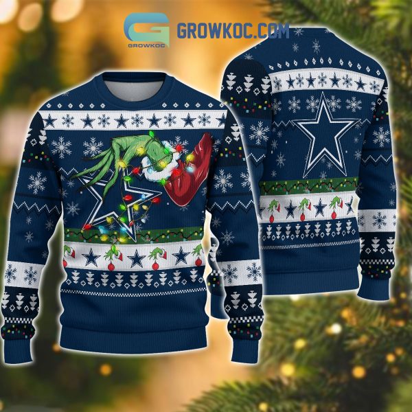 Dallas Cowboys NFL Grinch Christmas Ugly Sweater
