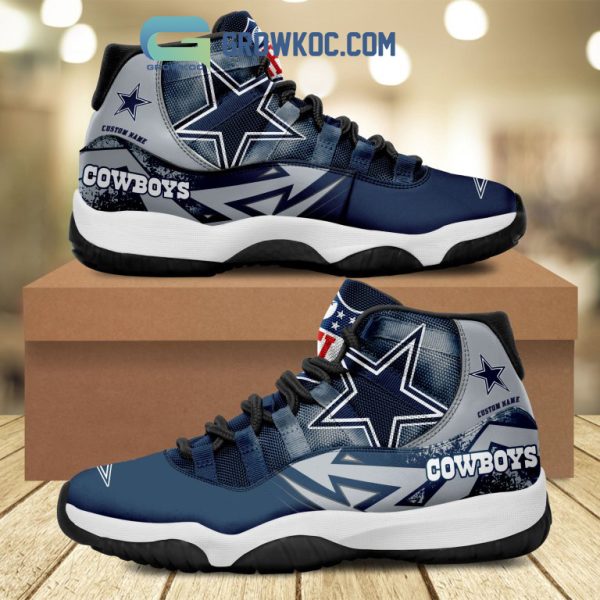 Dallas Cowboys NFL Personalized Air Jordan 11 Shoes Sneaker