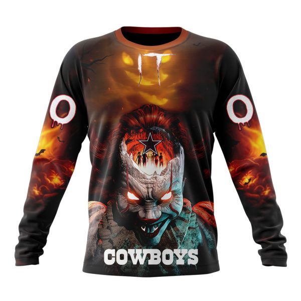 Dallas Cowboysls NFL Halloween Badut Mematikan Personalized Hoodie T Shirt