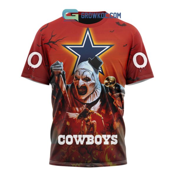 Dallas Cowboysls NFL Horror Terrifier Ghoulish Halloween Day Hoodie T Shirt