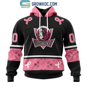 Dallas Mavericks NBA Special Design Paisley Design We Wear Pink Breast Cancer Personalized Hoodie T Shirt