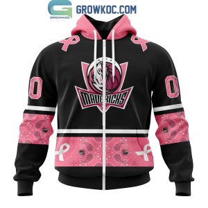 Dallas Mavericks NBA Special Design Paisley Design We Wear Pink Breast Cancer Personalized Hoodie T Shirt