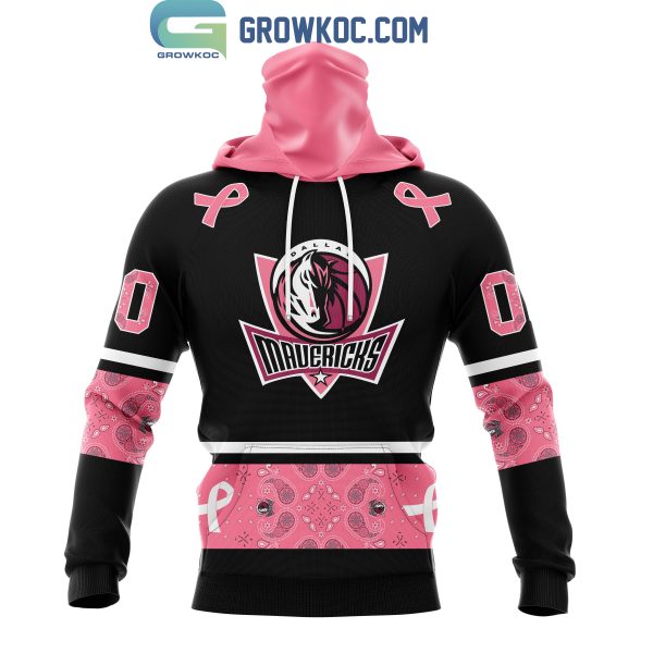 Dallas Mavericks NBA Special Design Paisley Design We Wear Pink Breast Cancer Personalized Hoodie T Shirt