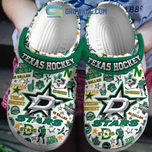 Dallas Stars Texas Hockey Clogs Crocs