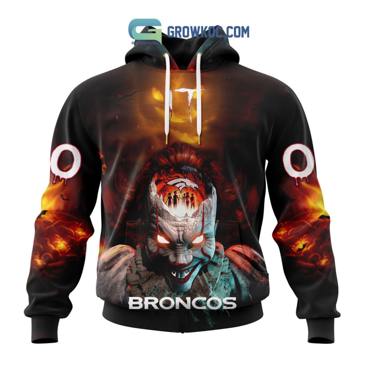 Denver Broncos NFL Special Halloween Concepts Kits Hoodie T Shirt