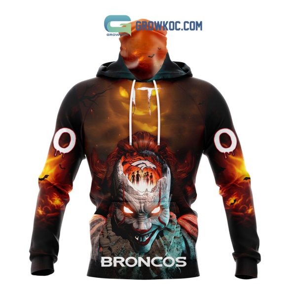 Denver Broncos NFL Halloween Badut Mematikan Personalized Hoodie T Shirt