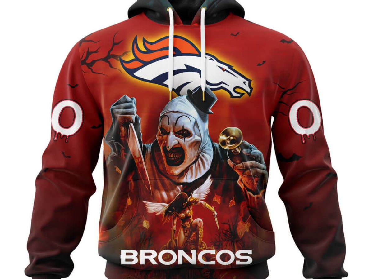 Denver Broncos NFL Special Halloween Night Concepts Kits Hoodie T Shirt -  Growkoc