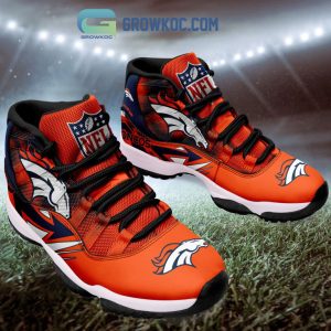 Denver Broncos NFL Personalized Air Jordan 11 Shoes Sneaker