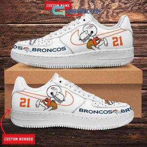 Denver Broncos NFL Snoopy Personalized Air Force 1 Low Top Shoes