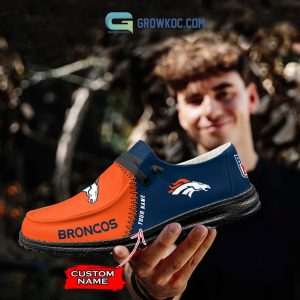Denver Broncos Personalized Hey Dude Shoes