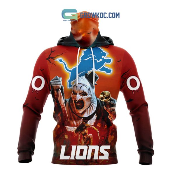 Detroit Lions NFL Horror Terrifier Ghoulish Halloween Day Hoodie T Shirt