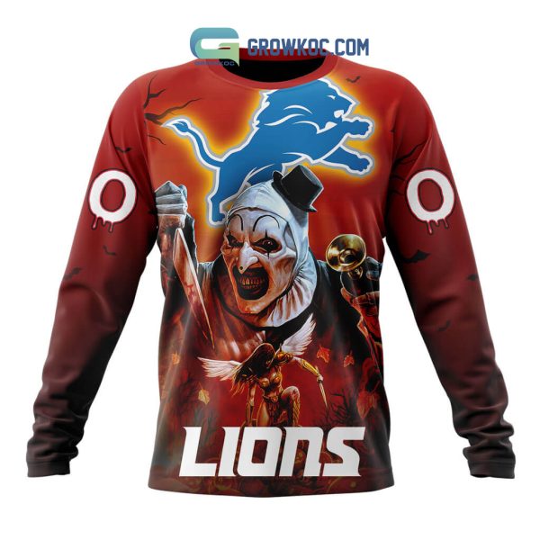 Detroit Lions NFL Horror Terrifier Ghoulish Halloween Day Hoodie T Shirt