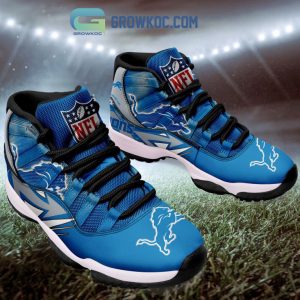 Detroit Lions NFL Personalized Air Jordan 11 Shoes Sneaker