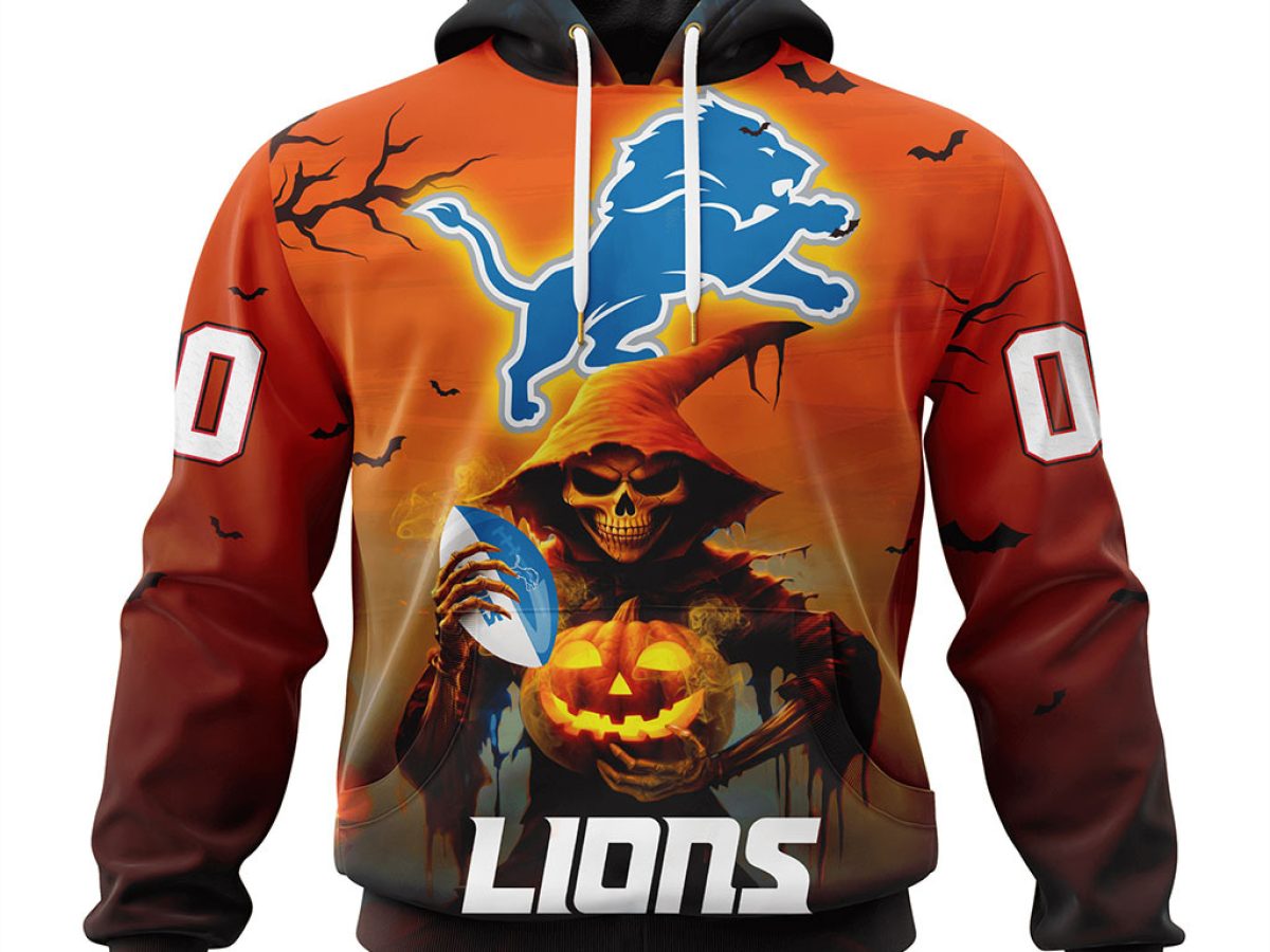 Detroit Lions Blood Jersey NFL Halloween T-shirt, Hoodie - Tagotee