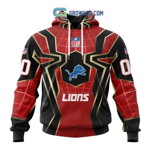 Detroit Lions NFL Spider Man Far From Home Special Jersey Hoodie T Shirt