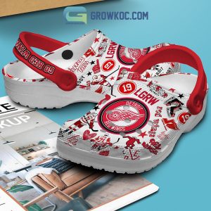 Detroit Red Wings Go Red Wings Clogs Crocs