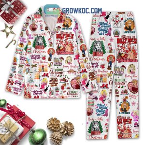 Dolly Parton Have A Merry Christmas What Would Dolly Do Pajamas Set