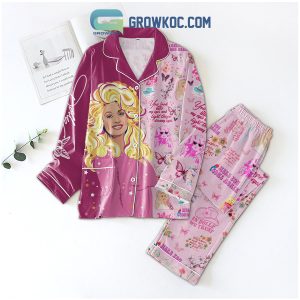 Dolly Parton Smart Women Love Dolly Christmas Fleece Pajamas Set Long Sleeve