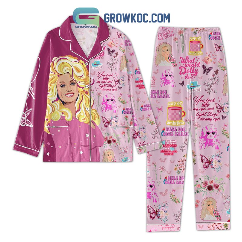 Dolly Parton What Would Dolly Do Pajamas Set - Growkoc