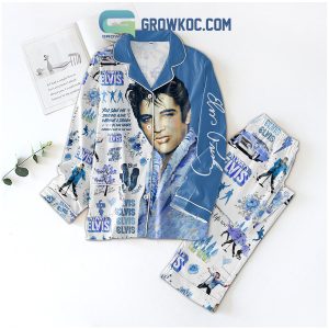 Elvis Presley Always Elvis Can’t Help Falling Inlong With You Pajamas Set