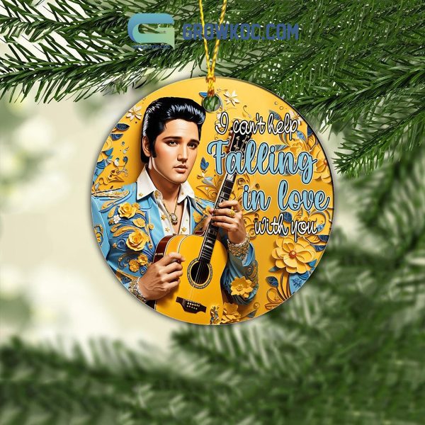 Elvis Presley I Can’t Help Falling In Love With You Ornament