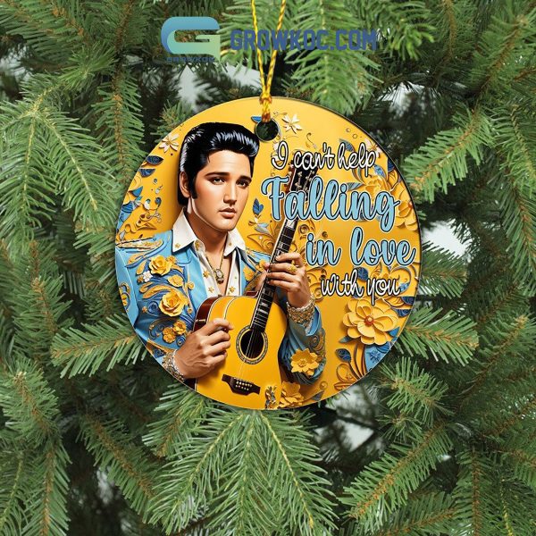 Elvis Presley I Can’t Help Falling In Love With You Ornament