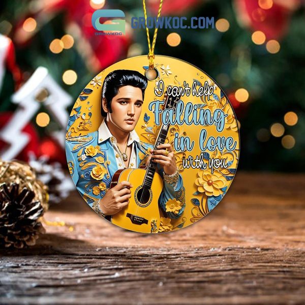 Elvis Presley I Can’t Help Falling In Love With You Ornament