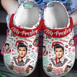 Elvis Presley I’ll Have A Blue Christmas Without You Clogs Crocs