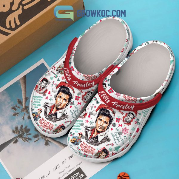 Elvis Presley I’ll Have A Blue Christmas Without You Clogs Crocs