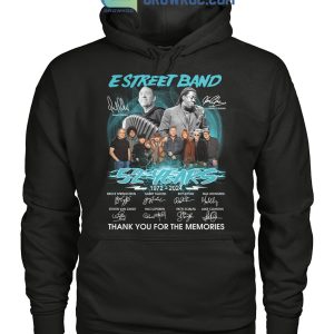 Estreet Band And Bruce Springsteen 52 Years 1972 2024 Memories T Shirt