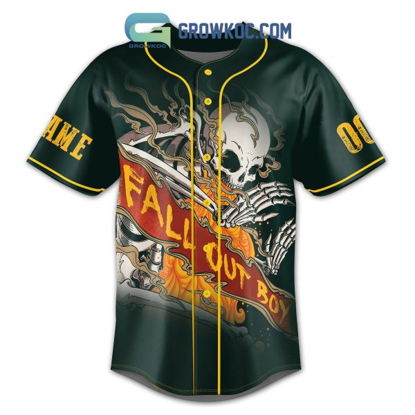 Fall Out Boy We Are The Poisoned Youtm Personalized Baseball Jersey