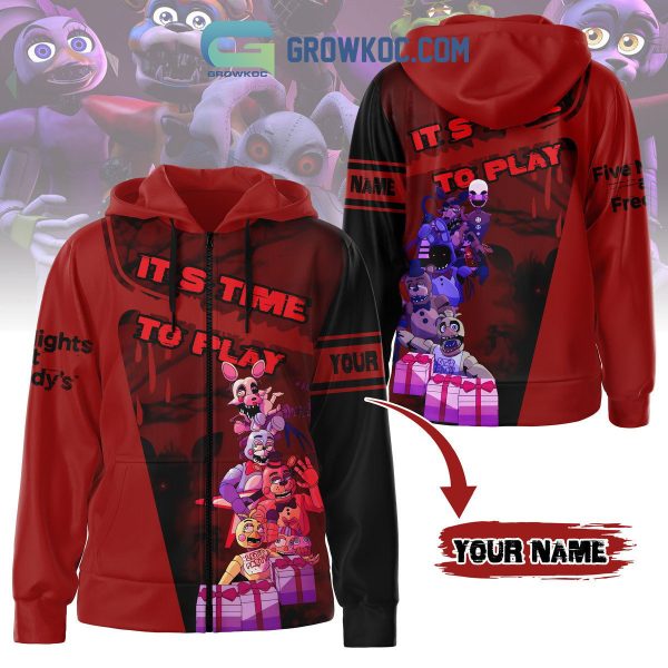 Five Nights At Freddy’s It’s Time To Play Horror Movies Personalized Hoodie T Shirt