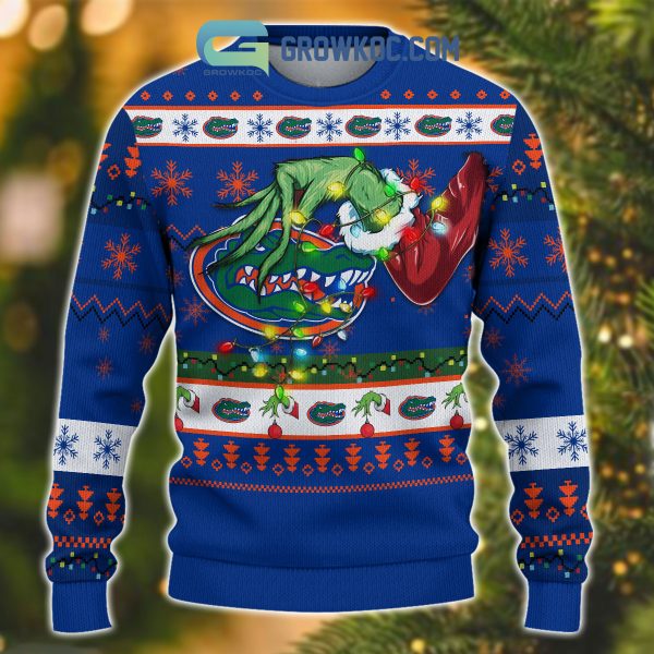 Florida Gators NCAA Grinch Christmas Ugly Sweater