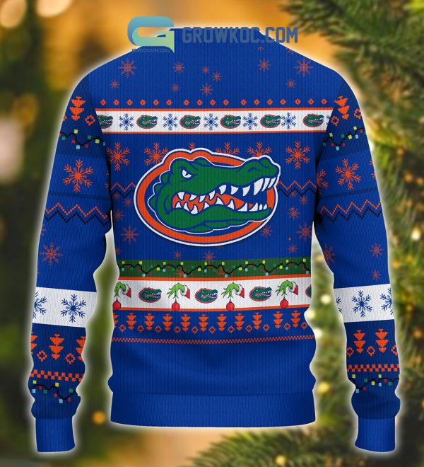 Florida Gators NCAA Grinch Christmas Ugly Sweater