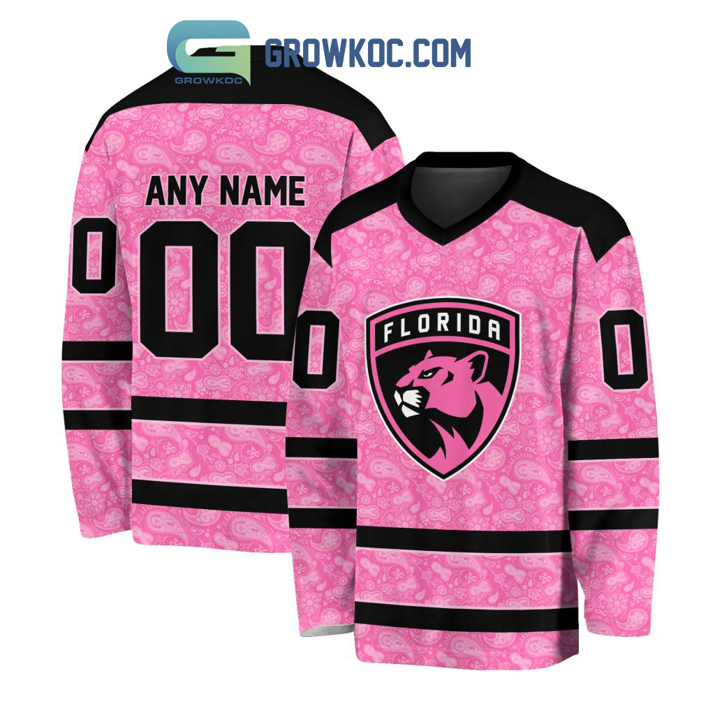 Florida Panthers NHL Special Pink Breast Cancer Hockey Jersey Long Sleeve -  Growkoc