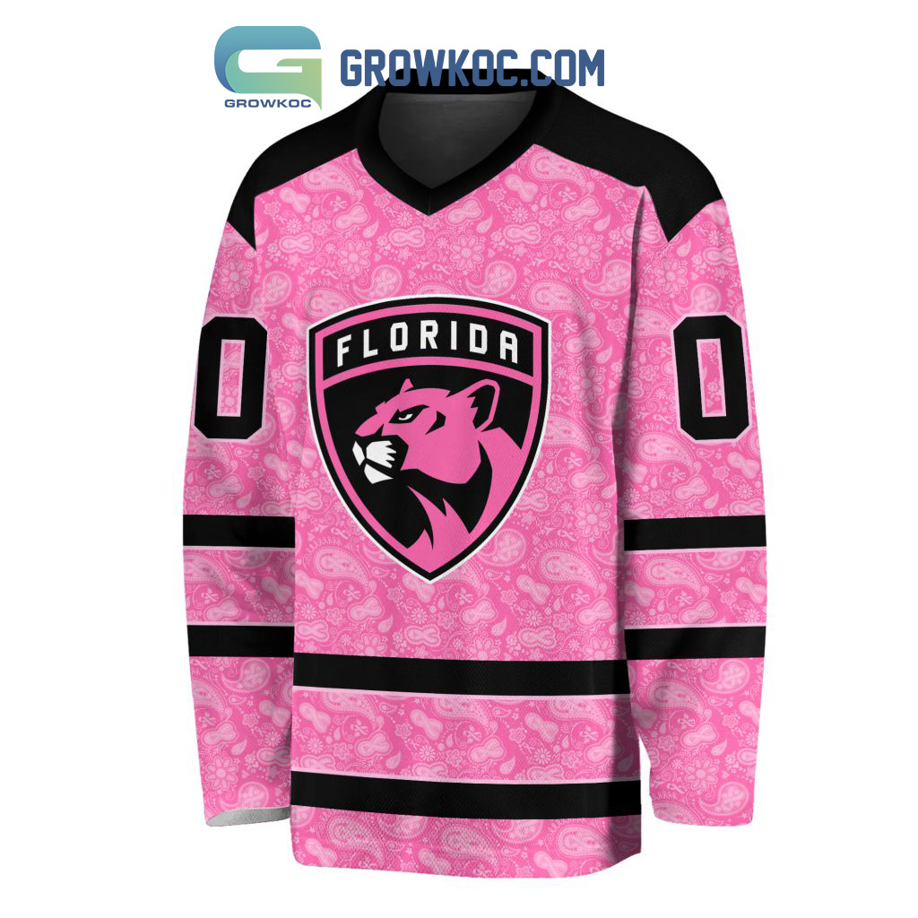 Breast cancer pink out Florida Panthers shirt, hoodie, sweater, long sleeve  and tank top