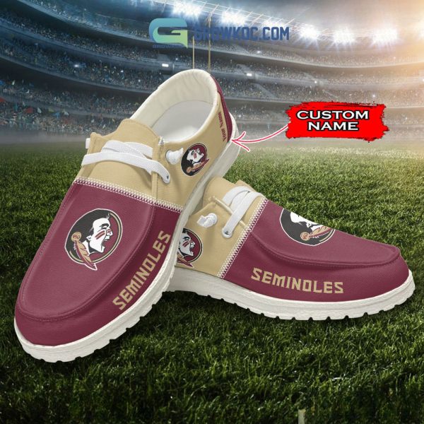 Florida State Seminoles Personalized Hey Dude Shoes