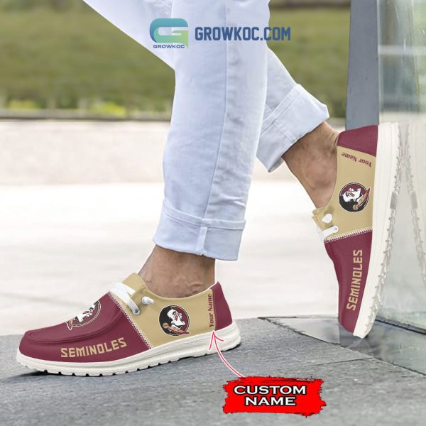 Florida State Seminoles Personalized Hey Dude Shoes