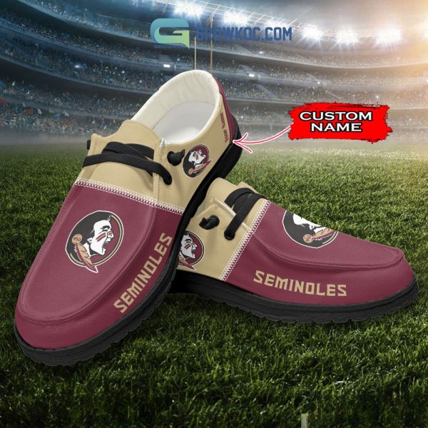 Florida State Seminoles Personalized Hey Dude Shoes