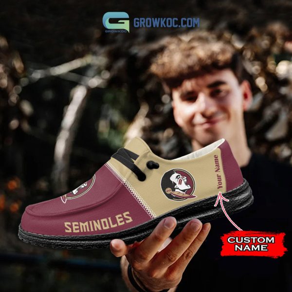 Florida State Seminoles Personalized Hey Dude Shoes